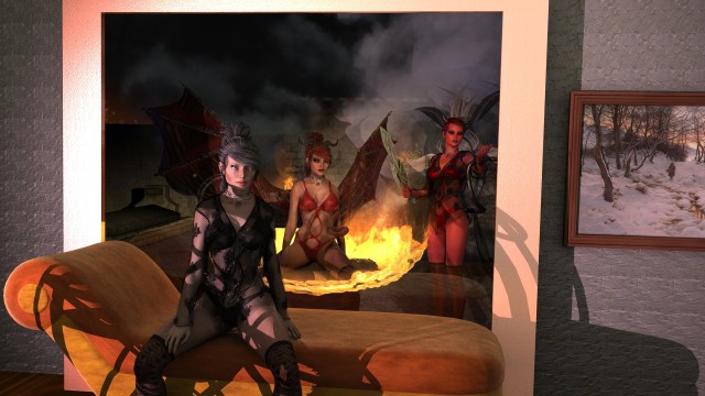 Careful before stepping into the clutches of these Succubae.