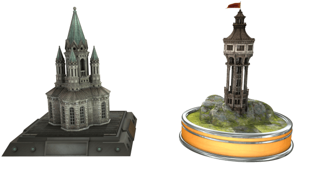 Chess - Rooks - Science Fiction and Fantasy